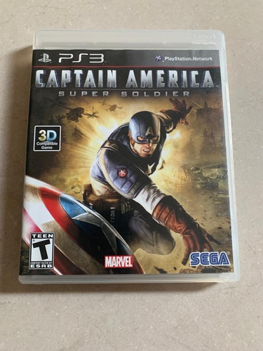 Jogo Ps3 Físico - Captain America: Super Soldier - Escorrega o Preço